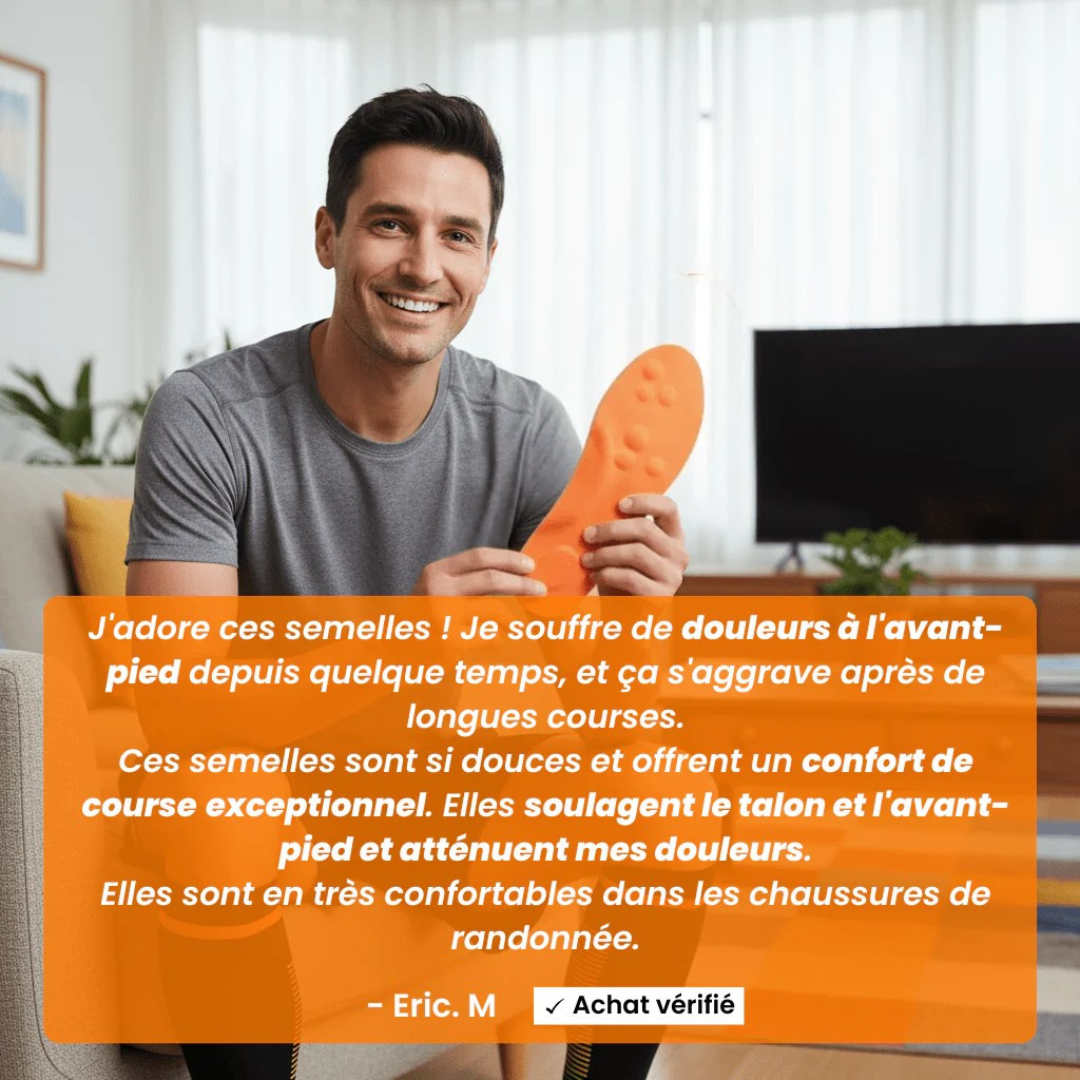 Semelles orthopédiques confort