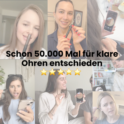 HD-vernetztes Otoskop zur Ohrreinigung