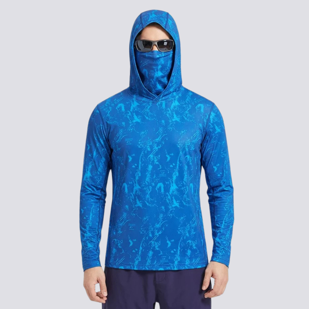 UV-Schutz-Sweatshirt mit integrierter Kapuze