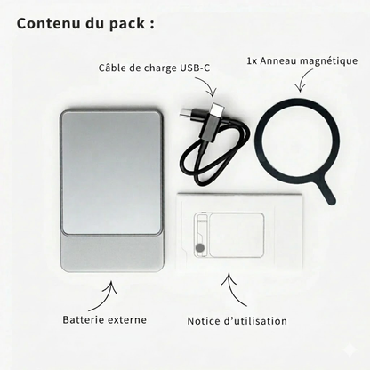 Ultrakompakte externe Mini-Powerbank