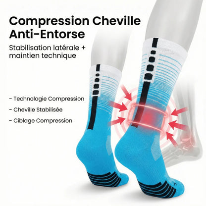 Chaussettes running respirantes maintien optimal sport