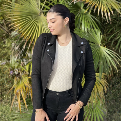 Weiche Lederjacke für Damen