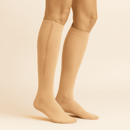 Kompressionsstrümpfe Zip+