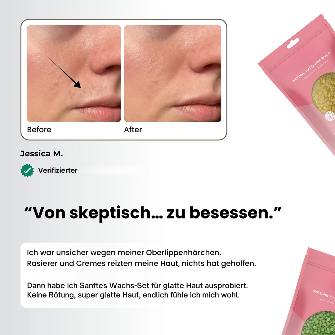 Kit de cire douce pour une peau lisse