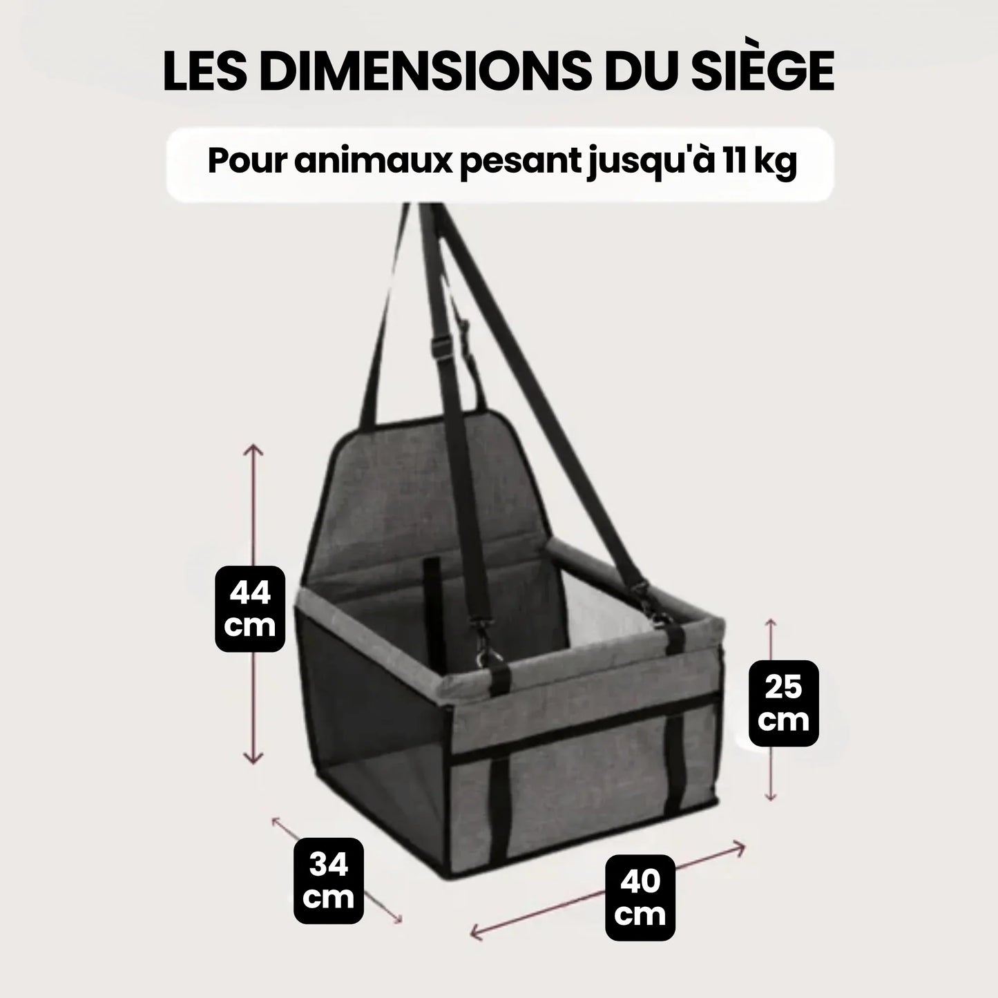 Siège de sécurité pour chat