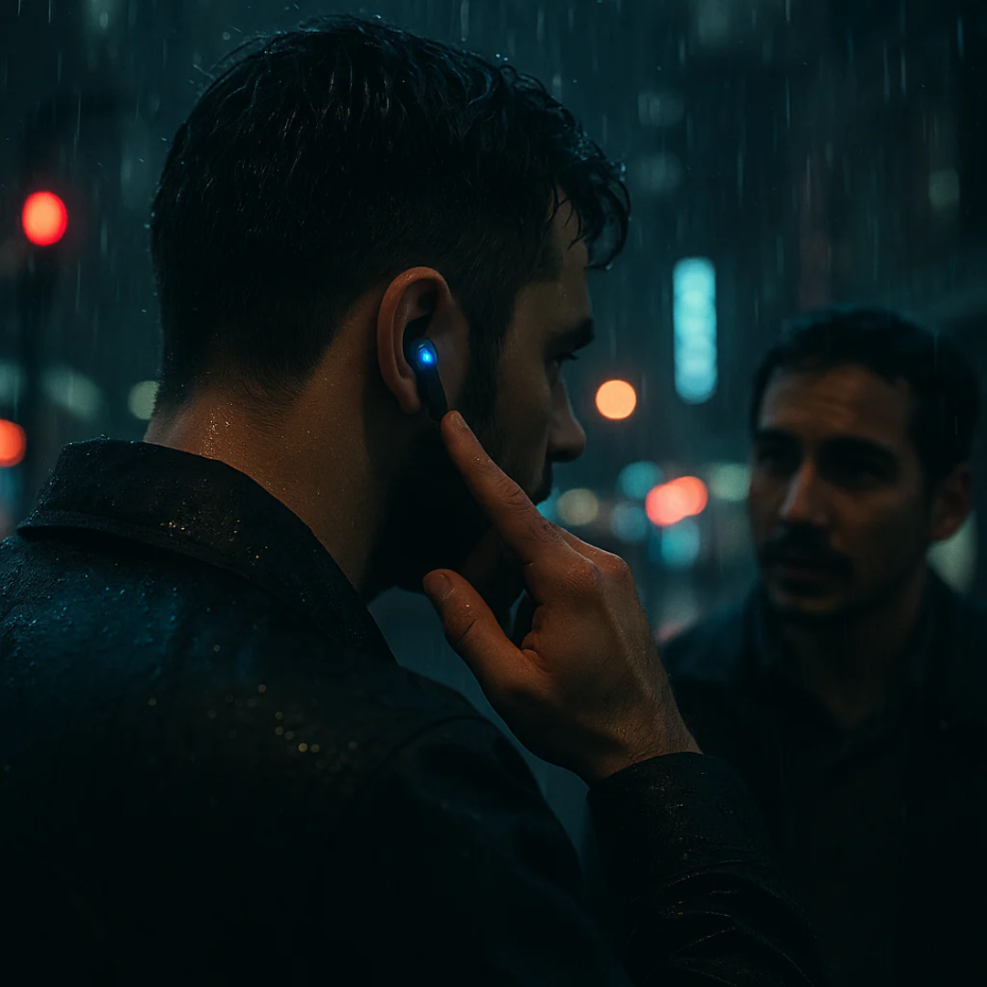 Kabellose Kopfhörer mit Geräuschunterdrückung und Ladecase