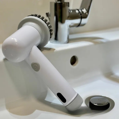 Kit de nettoyage professionnel avec brosse à main et brosse électrique