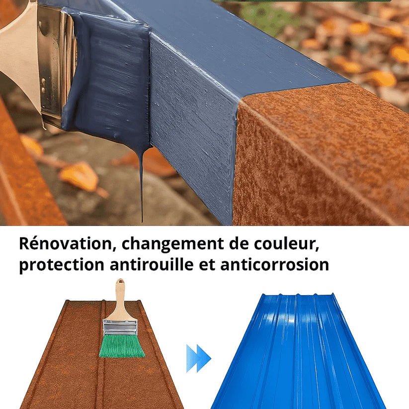 Peinture métallique antirouille