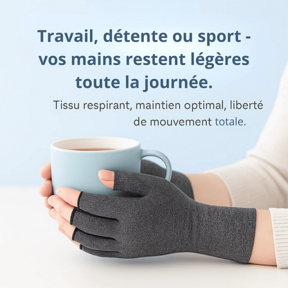 Gants de compression pour soulager les douleurs des mains