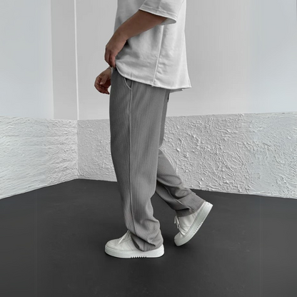 Ripp-Hose mit lockerem Sitz