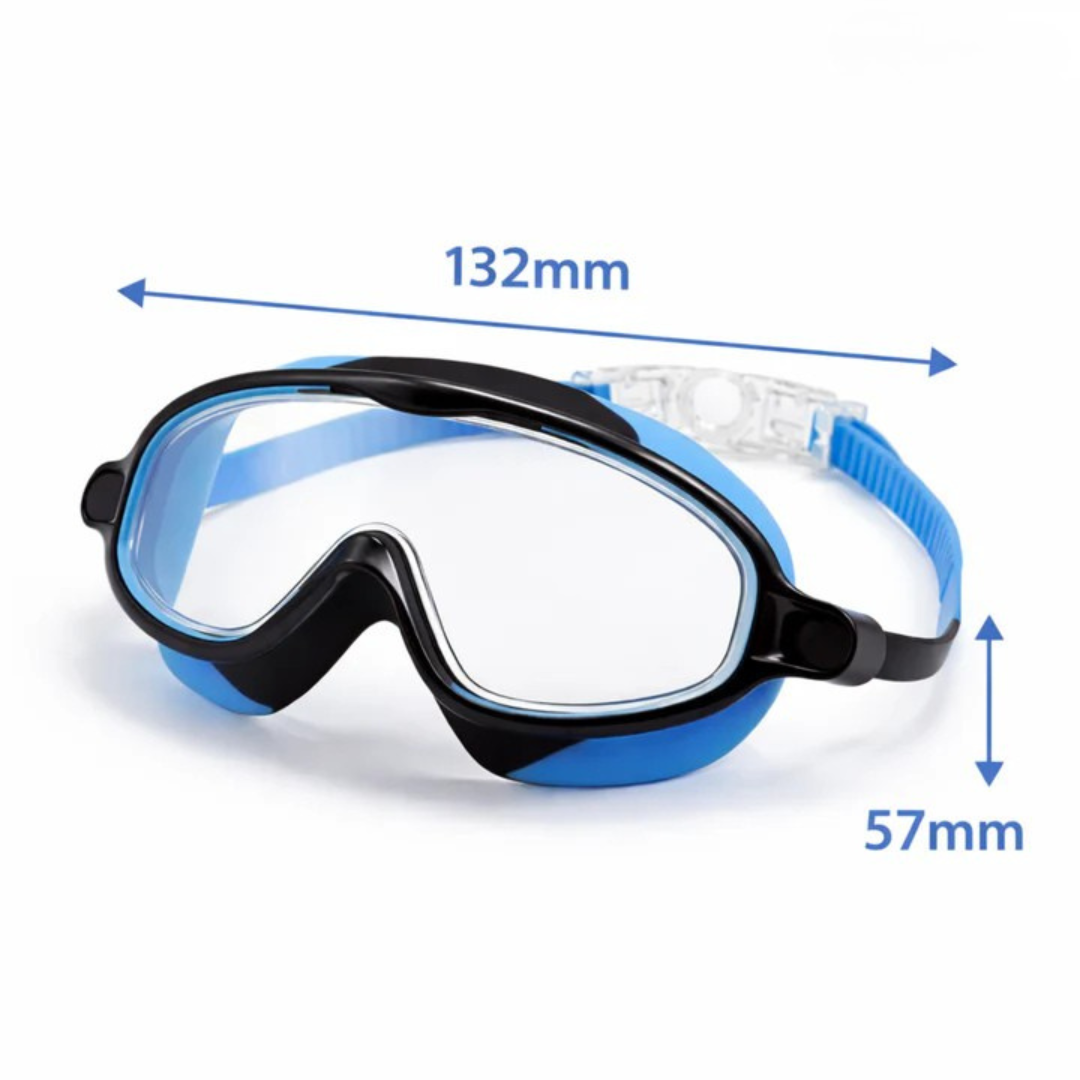 Lunettes de natation enfants à clip facile et anti-buée
