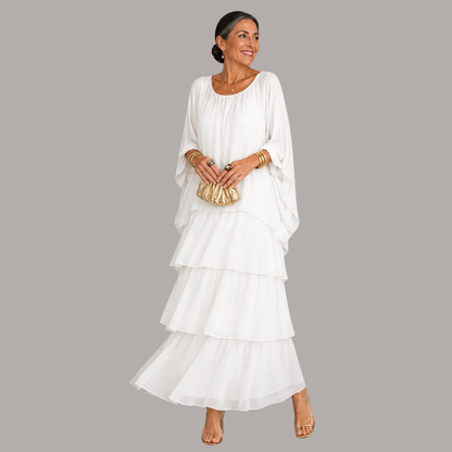 Elegantes und bequemes, fließendes langes Kleid für Damen