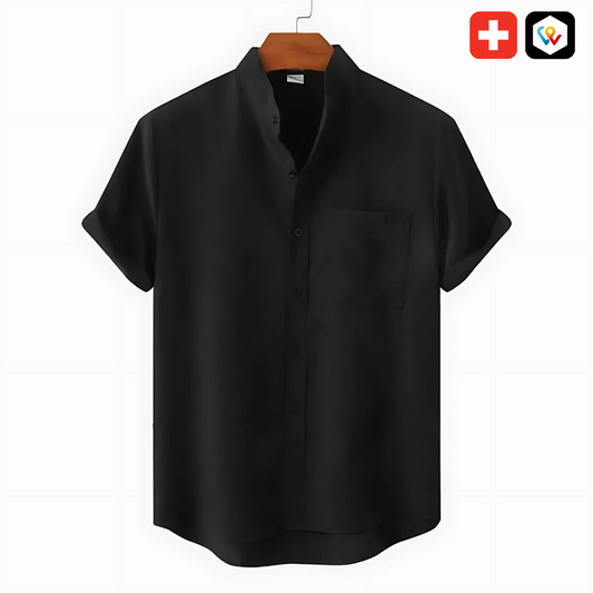 Chemise Homme Lin Décontractée Été