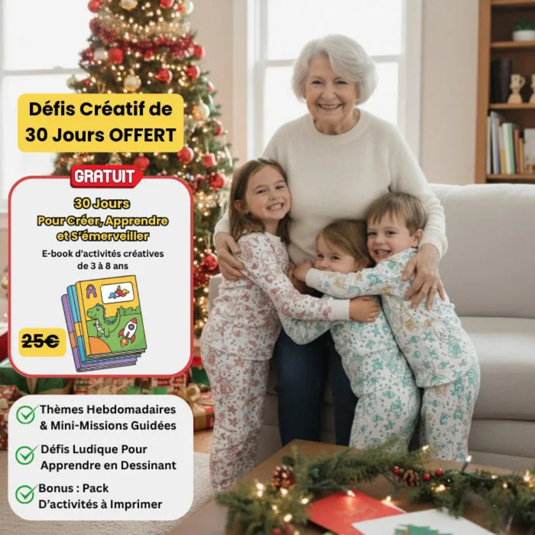 Ausmalbarer Pyjama für Kinder