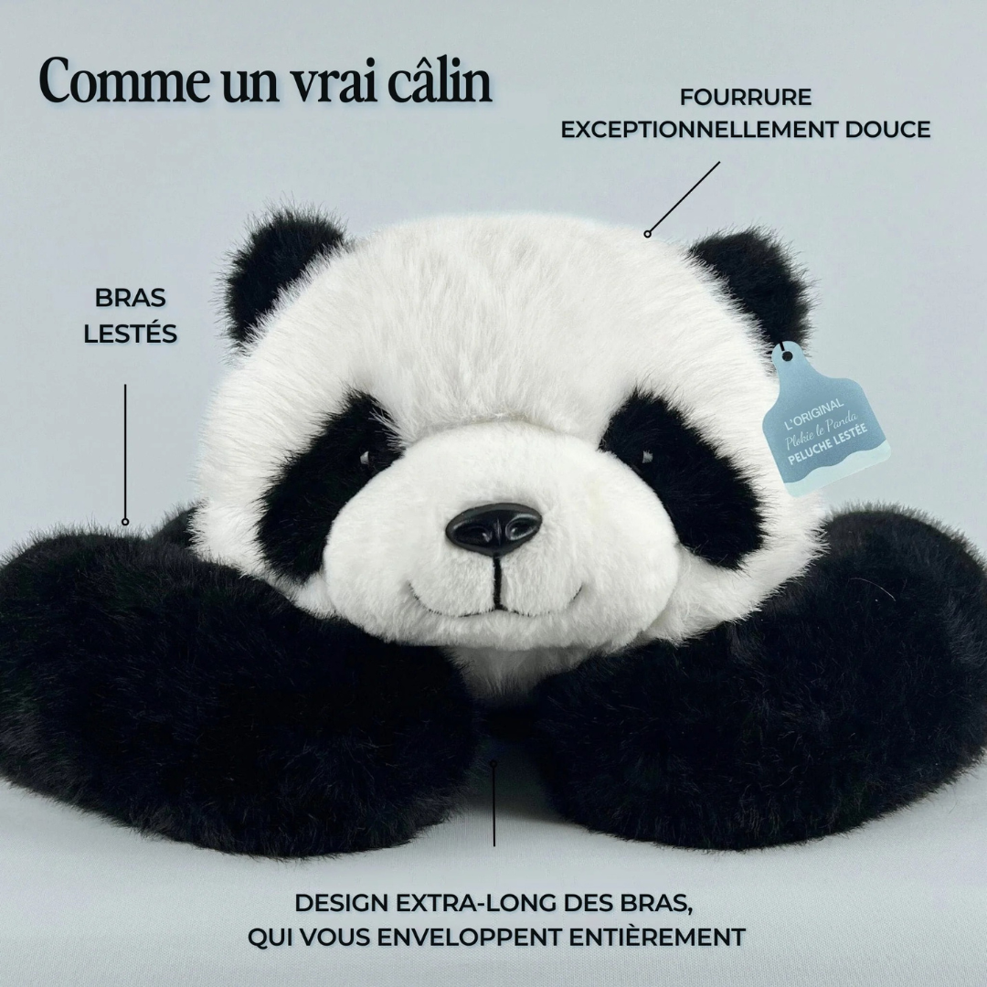 Peluche Panda Relaxante avec Bras Lestés