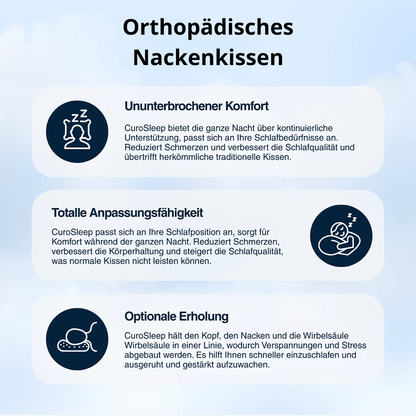 Orthopädisches Nackenkissen