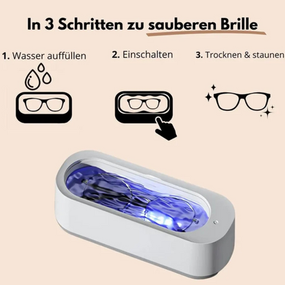 Ultraschallreiniger für Brillen & Schmuck