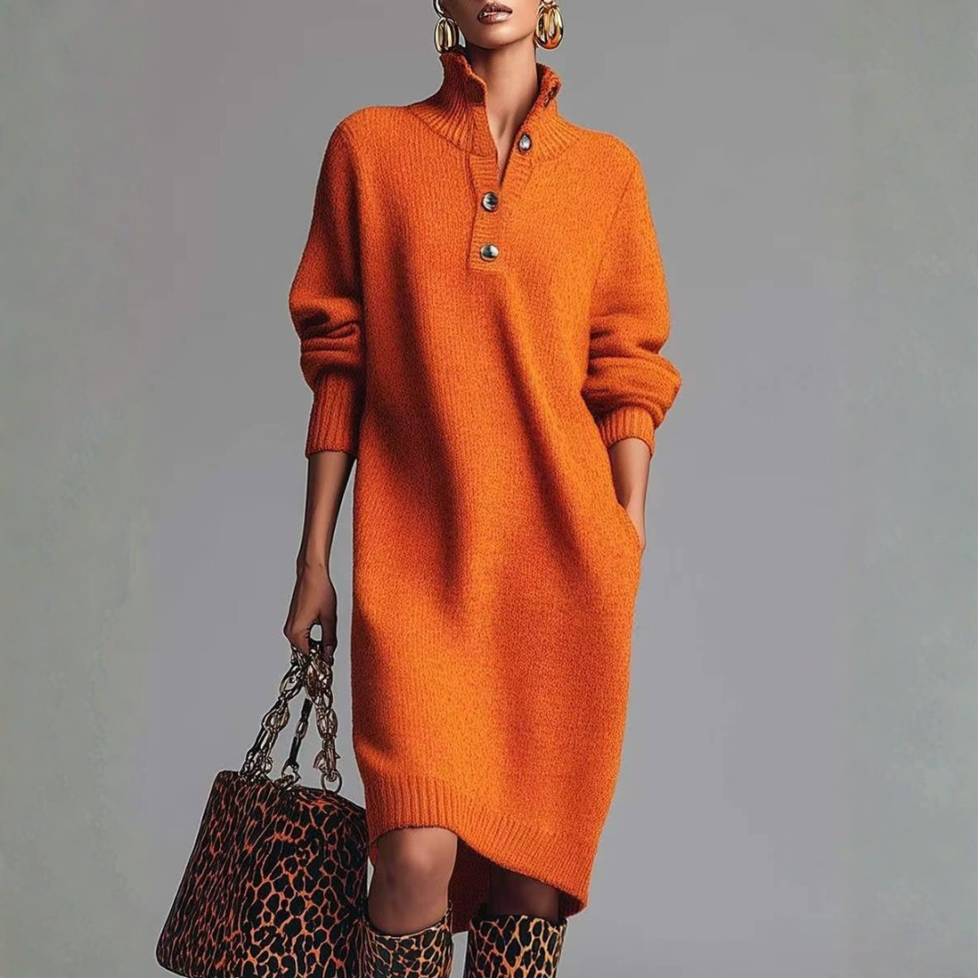 Robe Pull Élégante Femme