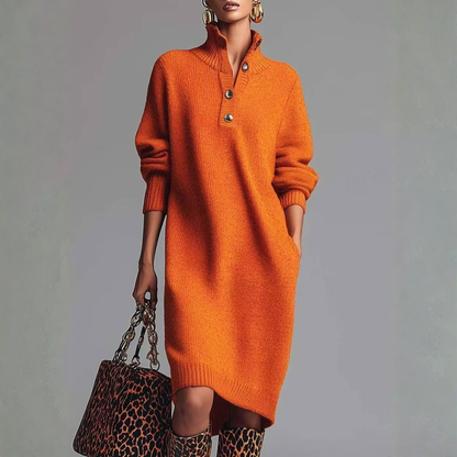 Robe Pull Élégante Femme