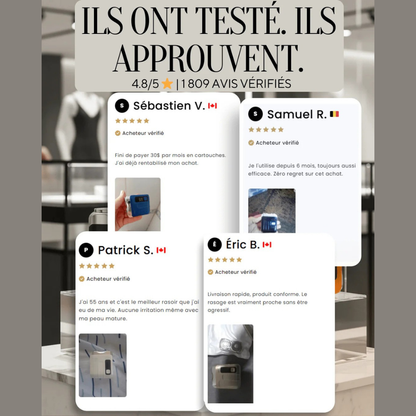 Kompakter Akku-Rasierer