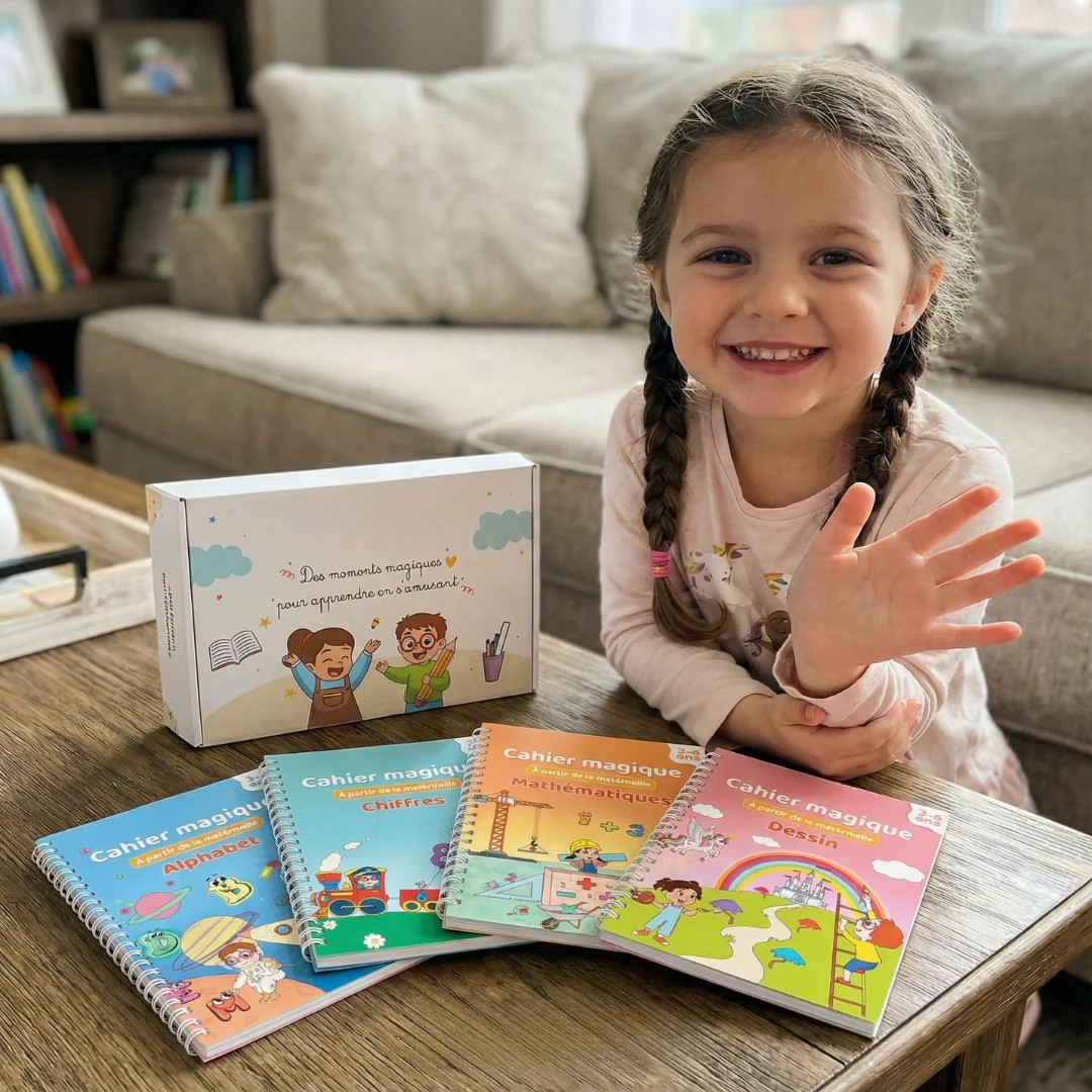 Coffret éducatif écriture et chiffres enfant