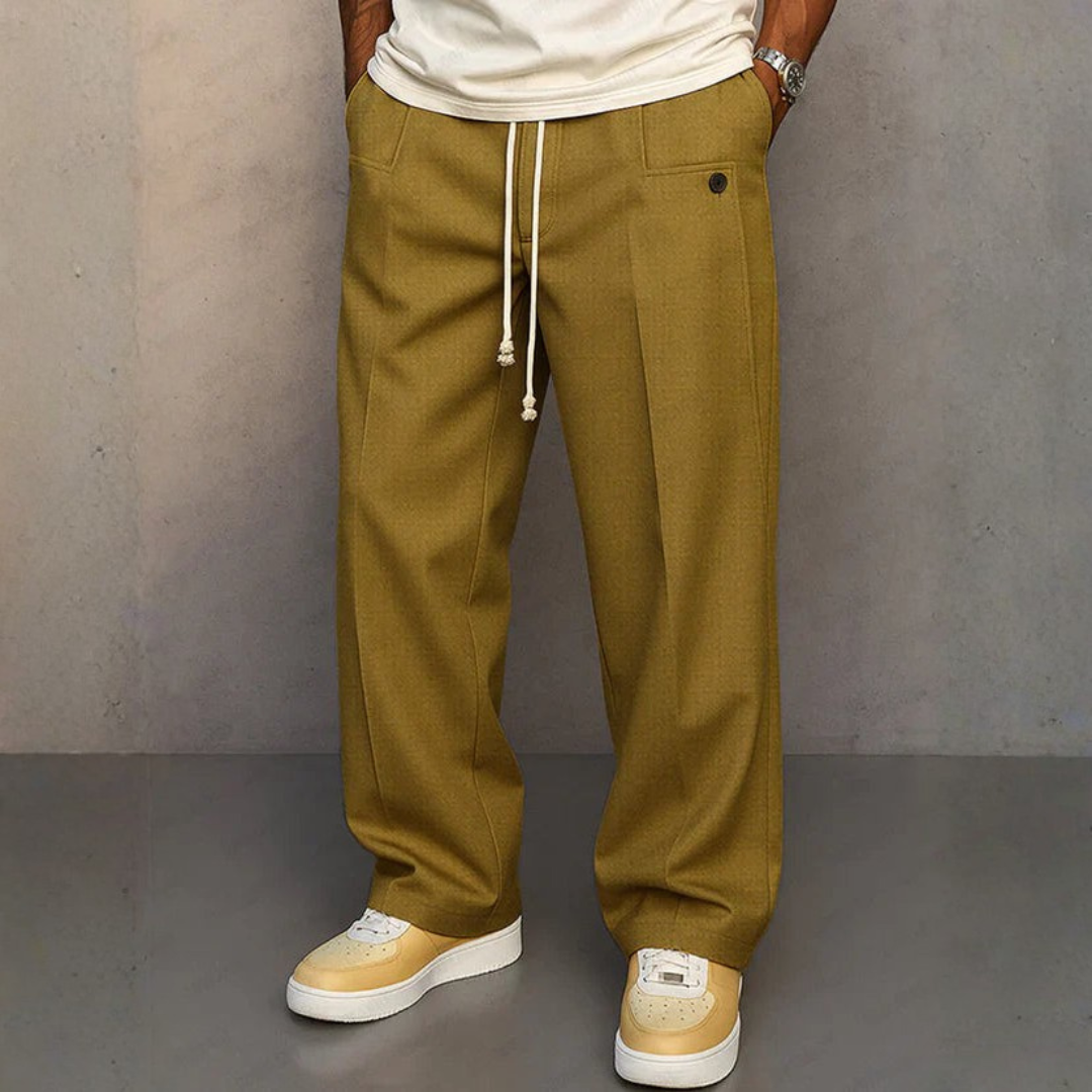 Elegante Hose mit verstellbarem Kordelzug