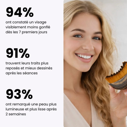 Brosse drainante visage