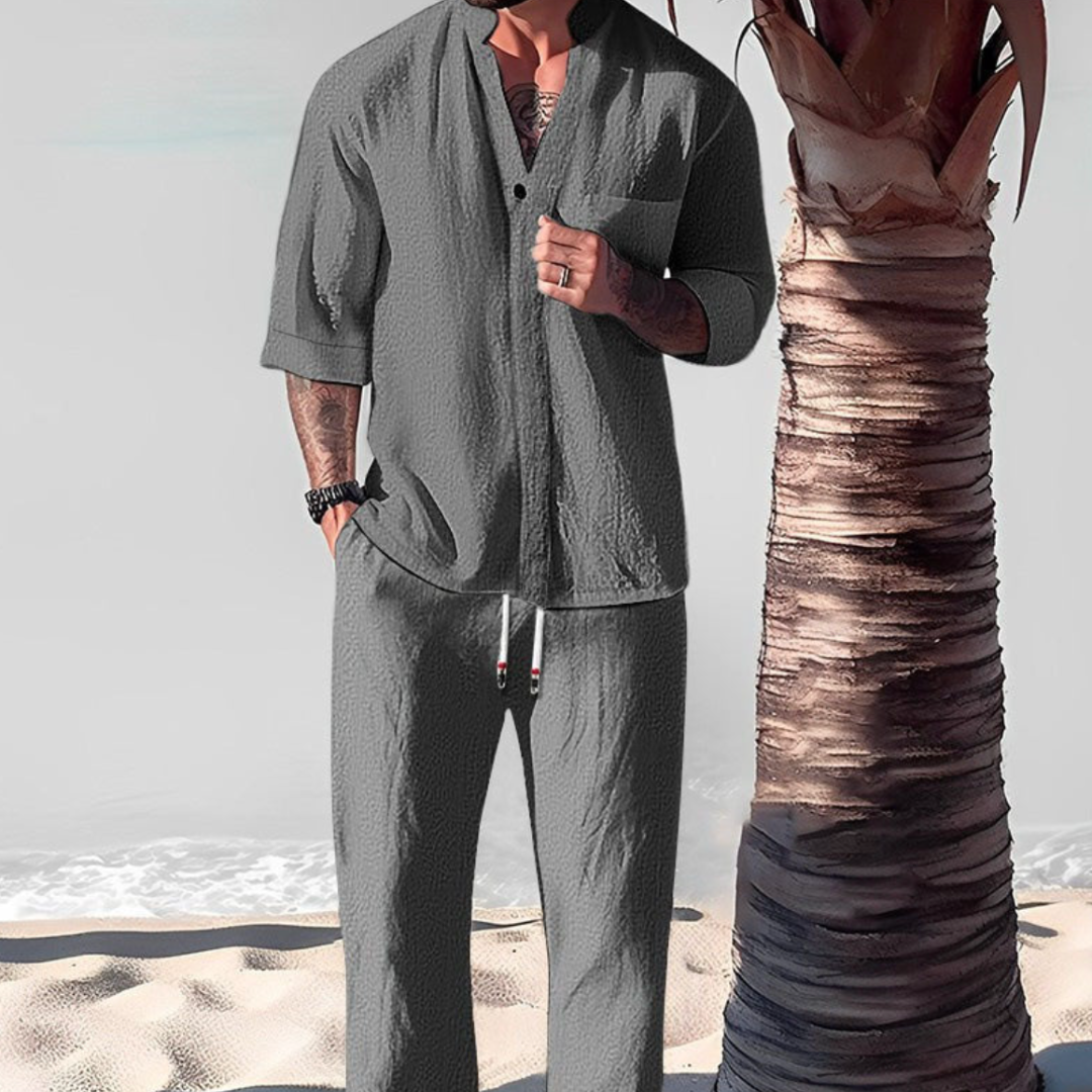 Ensemble 2 pièces en coton pour homme