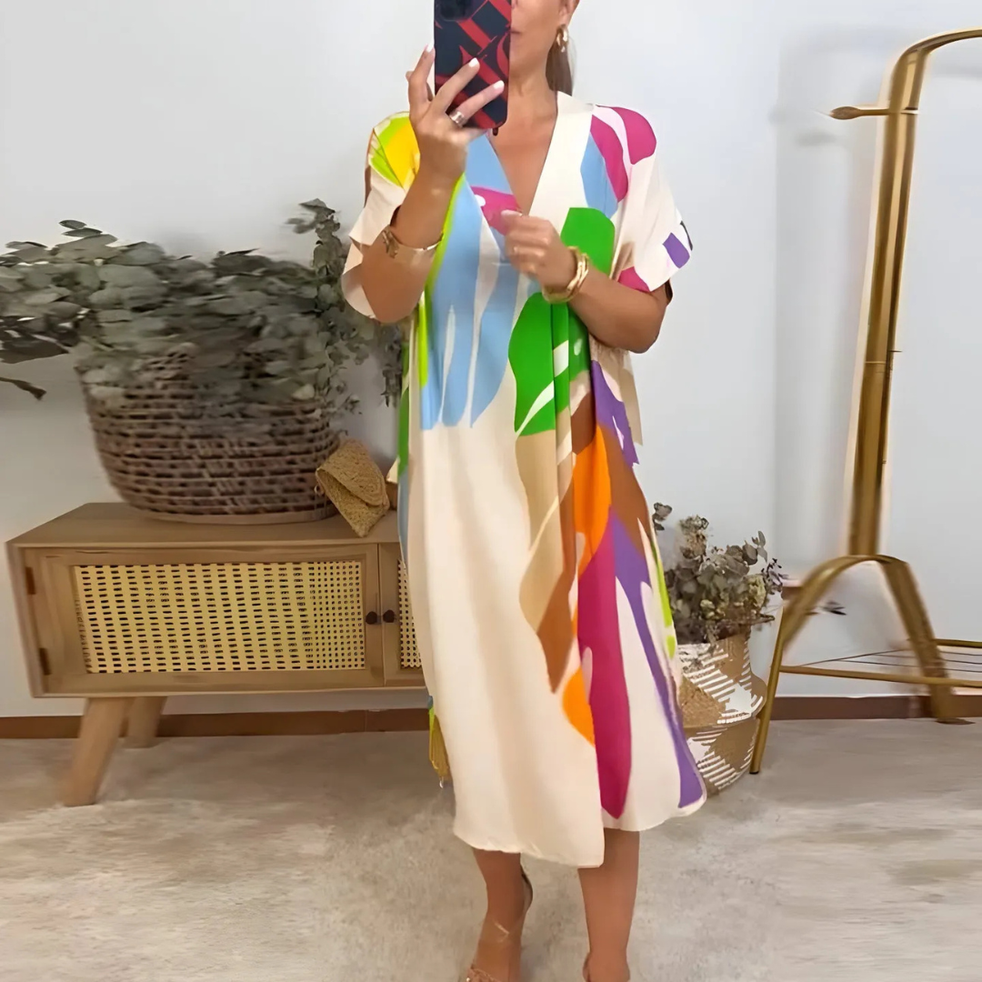 Robe Décontractée Colorée