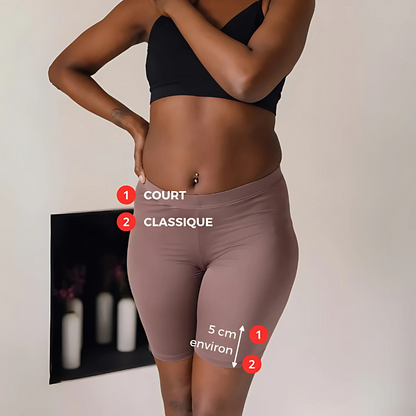 Shorty gainant femme court