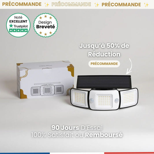 Projecteur Solaire Extérieur Intelligent