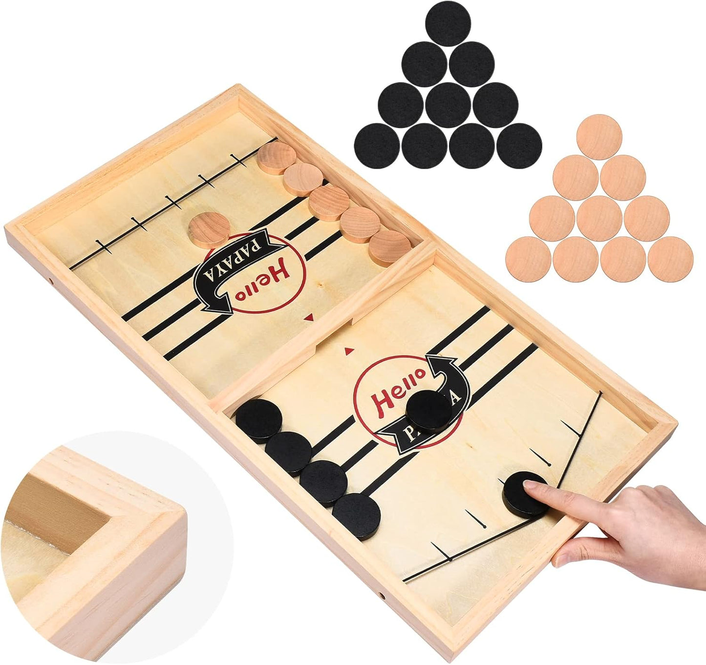 Meilleur jeu interactif de tous les temps - Jeu Fast Sling Puck - Cadeau pour la famille, les amis et les enfants