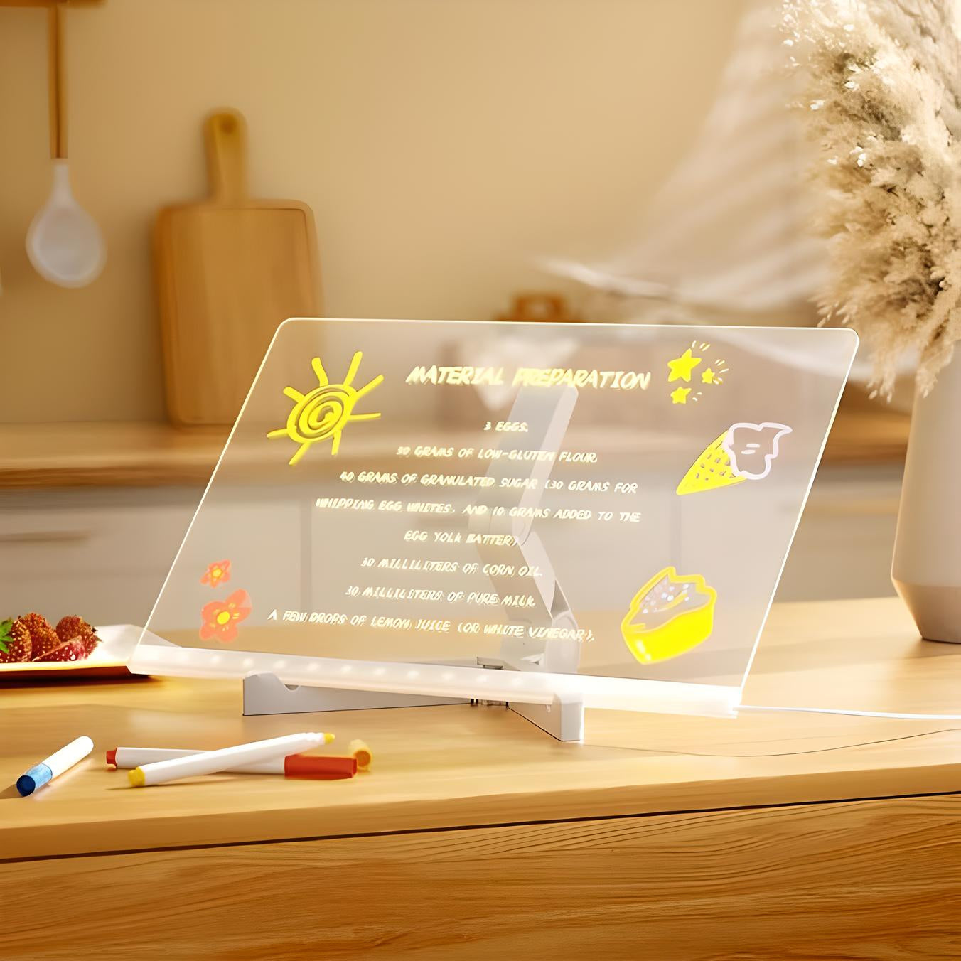 Magic Led-Zeichentafel (inklusive 7 leuchtstifte)