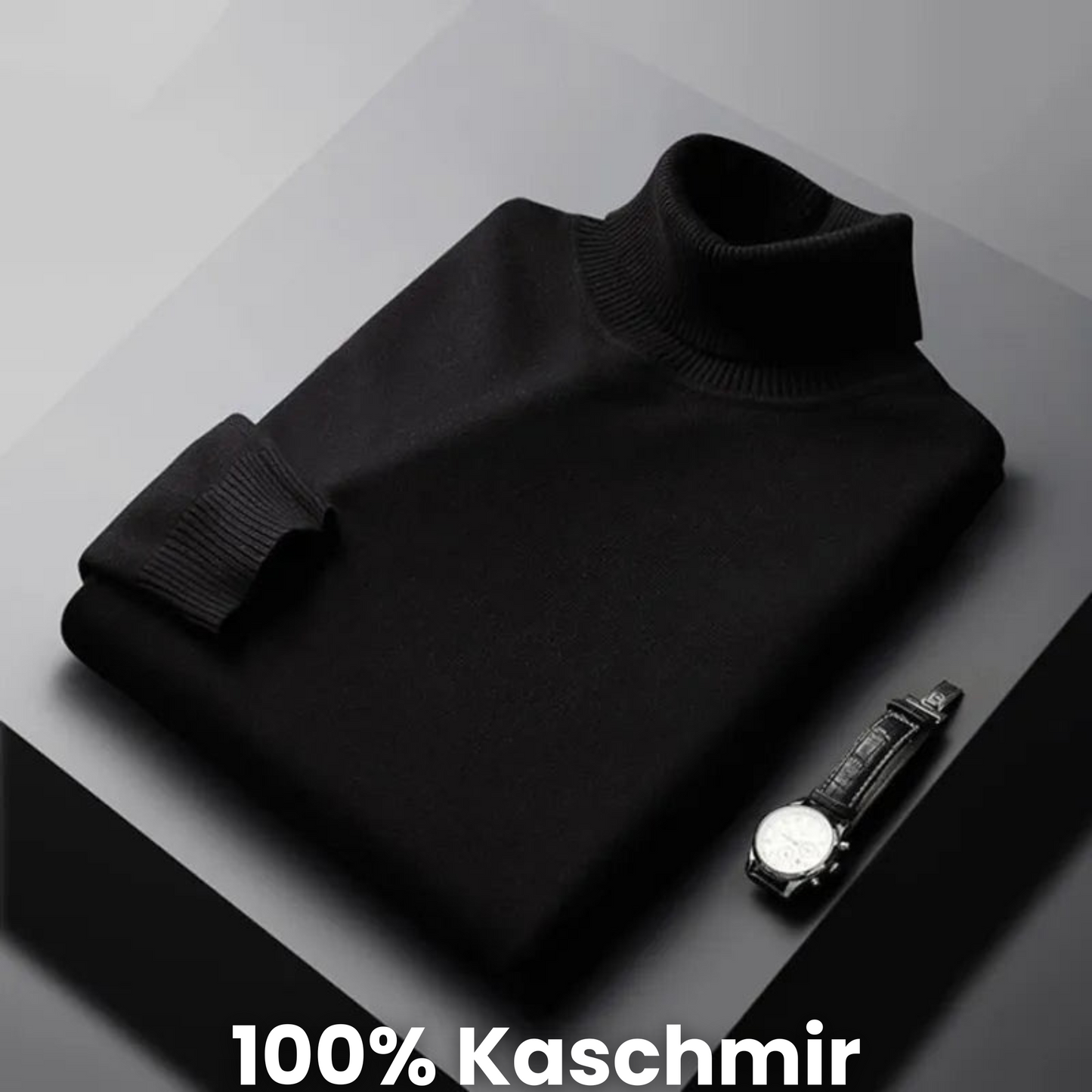 LINDERHOFF | Rollkragenpullover aus Kaschmir