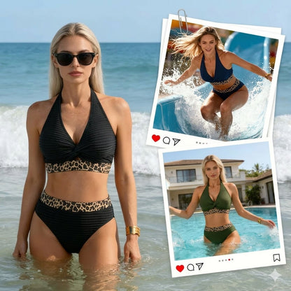 Bikini mit Leopardenmuster