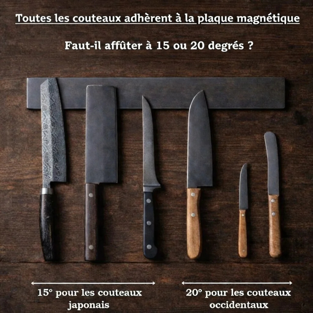 Aiguiseur de couteaux magnétique