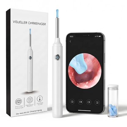 Nettoyeur d’Oreilles Visuel HD avec Caméra Intégrée