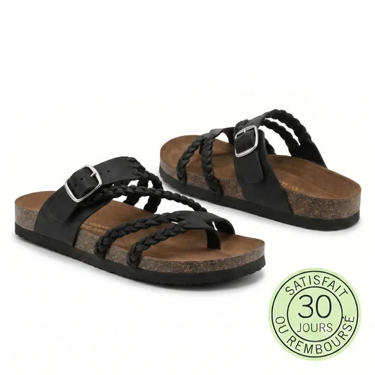 Sandales orthopédiques femme en cuir