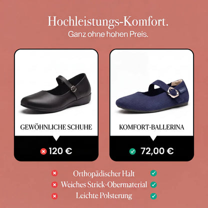 Bequeme Ballerinas für Damen in weiter Passform