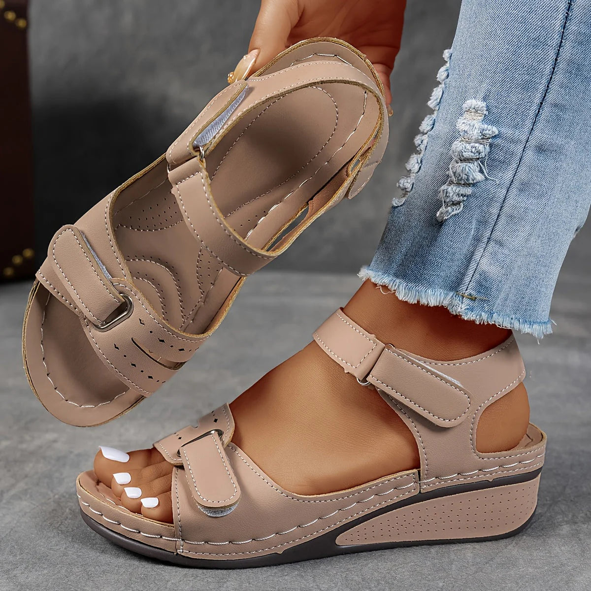 Sandales Mavina – Confort orthopédique et style au quotidien