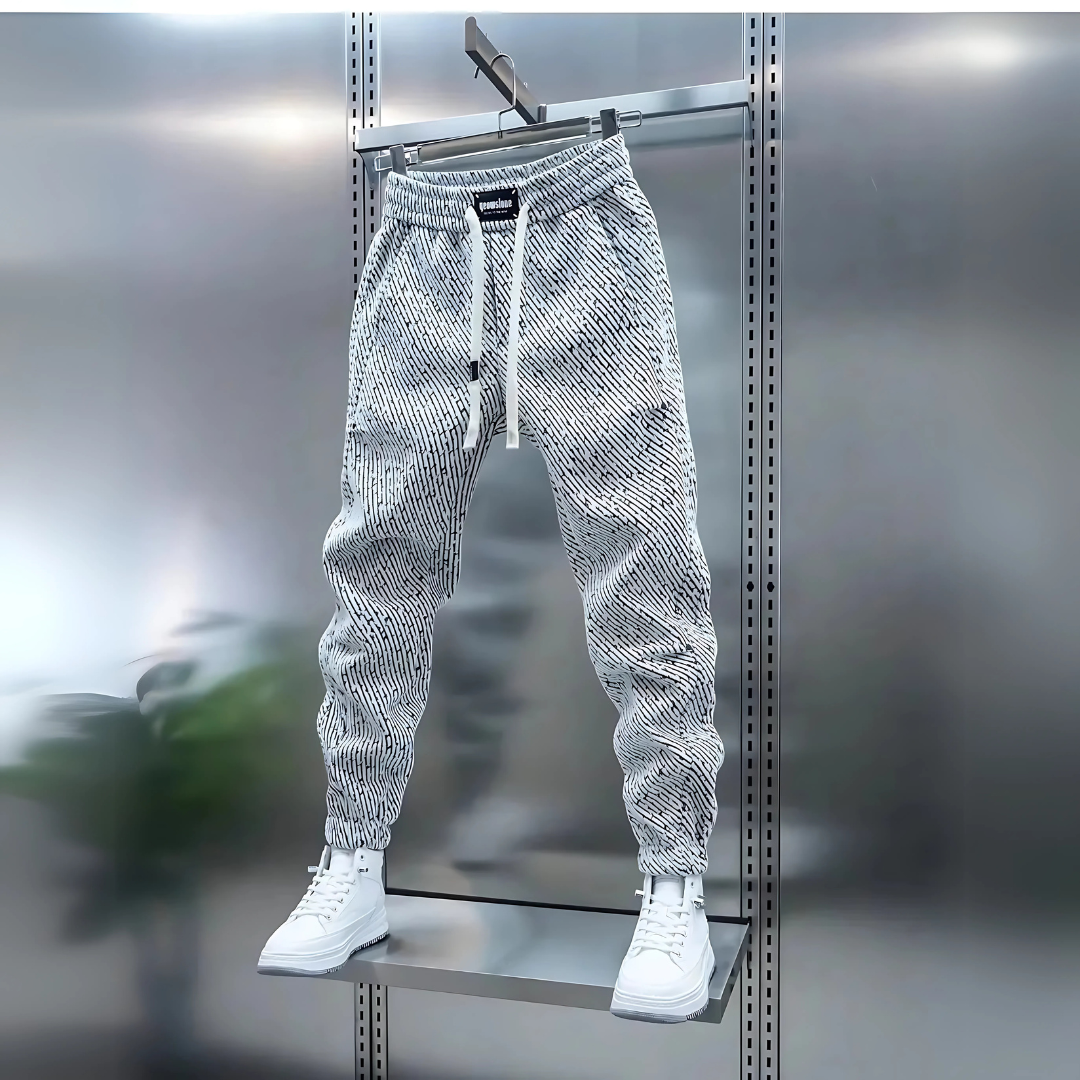 Moderne Freizeithose mit Muster – Bequem und Stylisch