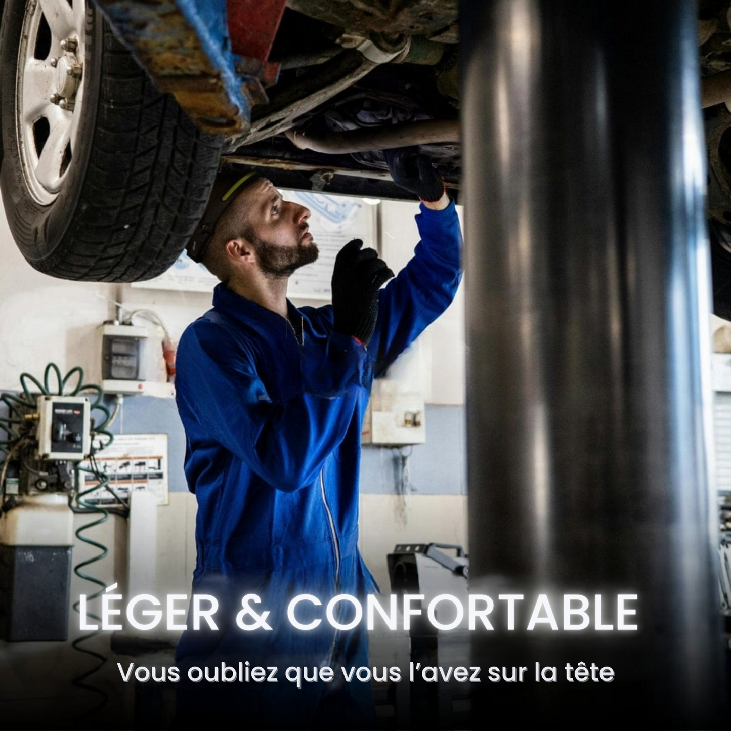 Wiederaufladbare LED-Stirnlampe mit Bewegungssensor