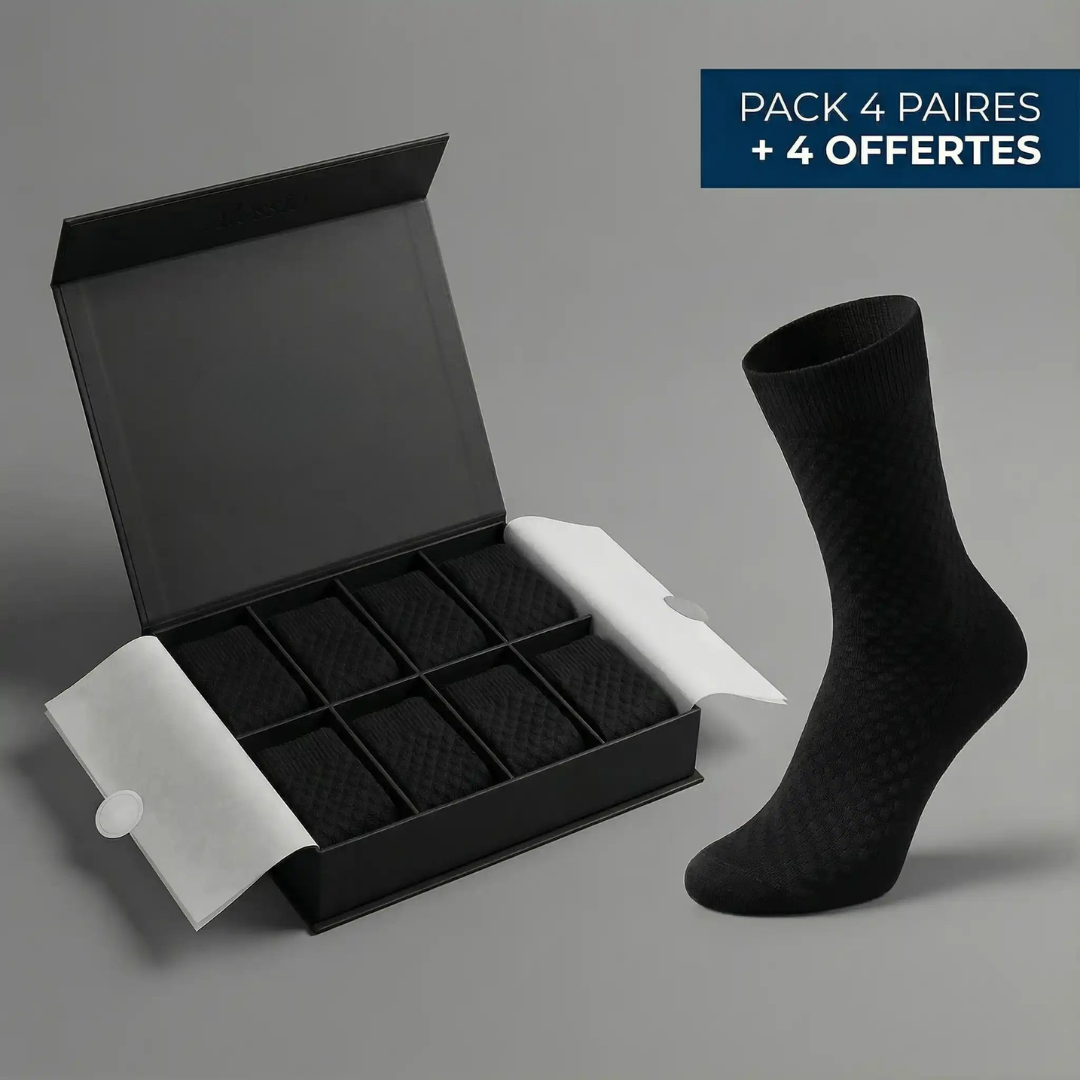Chaussettes Mi-Haute en Fibre de Bambou Premium