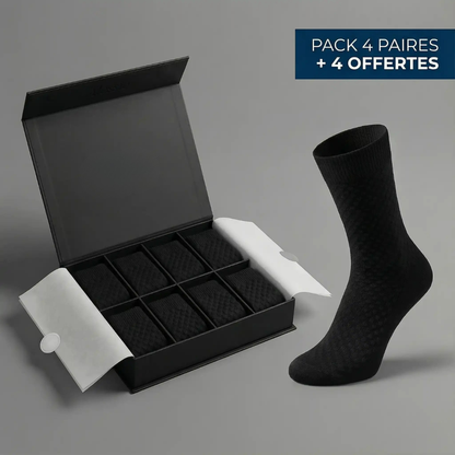 Chaussettes Mi-Haute en Fibre de Bambou Premium