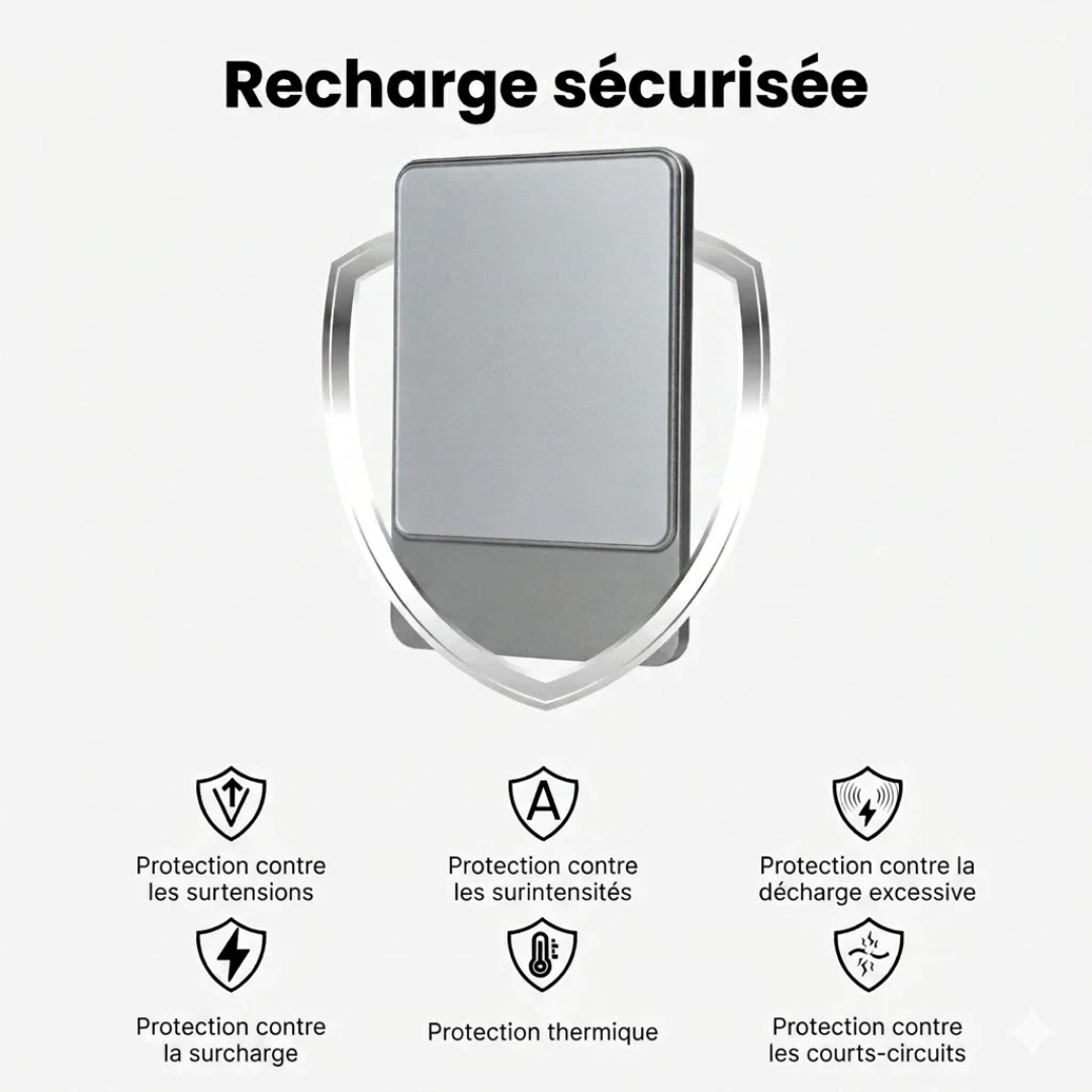 Ultrakompakte externe Mini-Powerbank