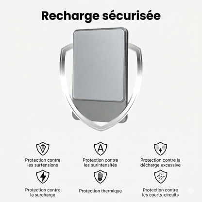 Ultrakompakte externe Mini-Powerbank