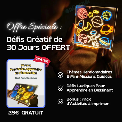 Tablette lumineuse de dessin pour enfants