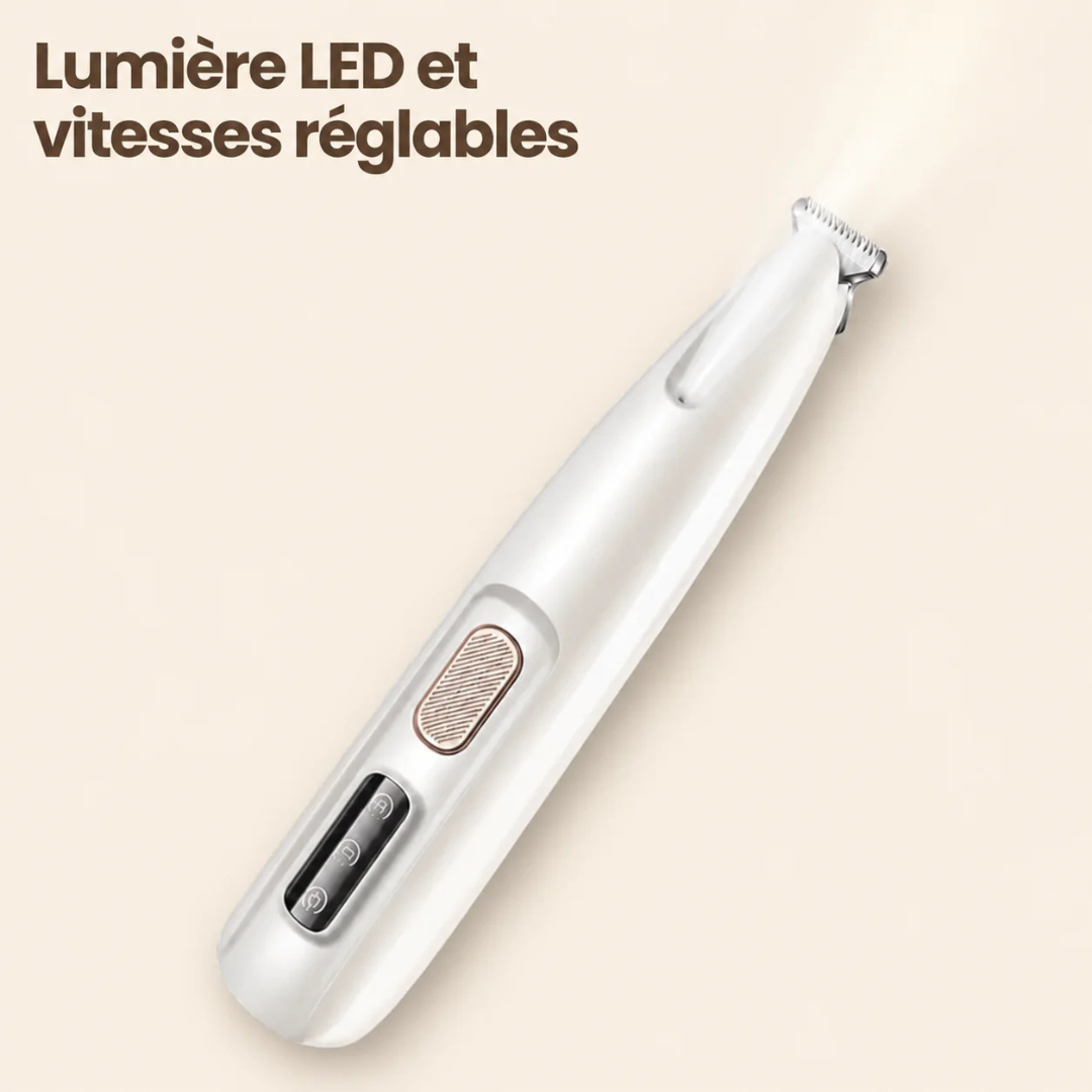 Tondeuse silencieuse pour soin des pattes