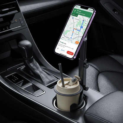 Verstellbare Handy- und Getränkehalterhalterung für das Auto