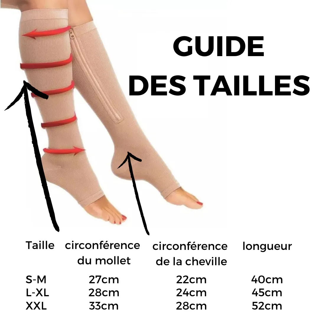Chaussettes de compression médicales